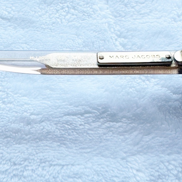 MARC JACOBS Women’s MJ 1077 Beige Hexagon Eyeglasses - Picture 6 of 8